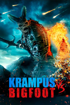Bigfoot vs Krampus poster - indiq.net